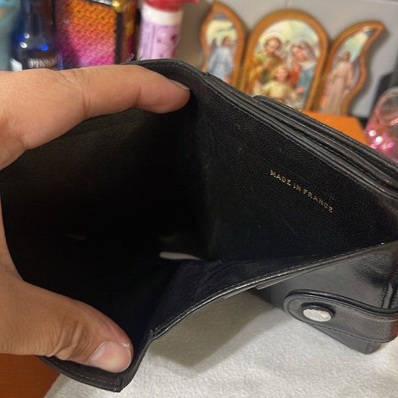 Authentic Vintage CHANEL CC Small Compact Timeless Flap Black Wallet - Picture 9 of 11
